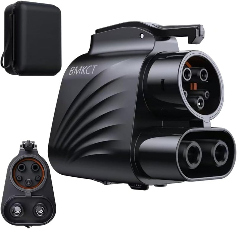 BMKCT NACS to CCS1 Adapter, 2025 Upgraded 500A/1000V DC 250KW for Tesla Supercharger Adapter for Ford Mustang Mach-E/F-150 Lightning, Rivian, GM, Volvo and Polestar EVs - Image 1